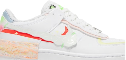 (W) Nike Air Force 1 Low 'Shadow Putih Merah Jambu Oren' DV1364-111 Order (W) Nike Air Force 1 Low 'Shadow Putih Merah Jambu Oren' DV1364-111