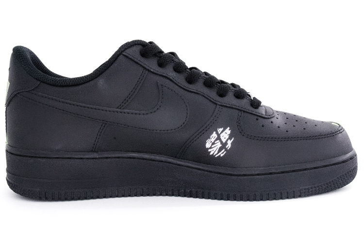 Order (W) Nike Air Force 1 Low 'Triple Black Stage Lighting' Sepatu Hitam Lengkap DD8959-001(TeamNine-AF1004)
