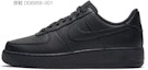 Sizing (W) Nike Air Force 1 Low 'Triple Black Stage Lighting' Sepatu Hitam Lengkap DD8959-001(TeamNine-AF1004)