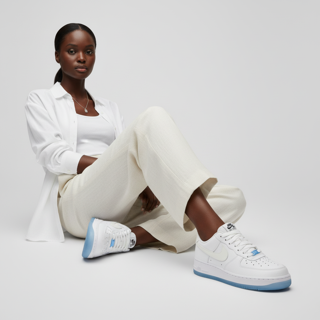 Order (W) 나이키 에어포스 1 로우 'UV 스우시' (41 characters) DA8301-101