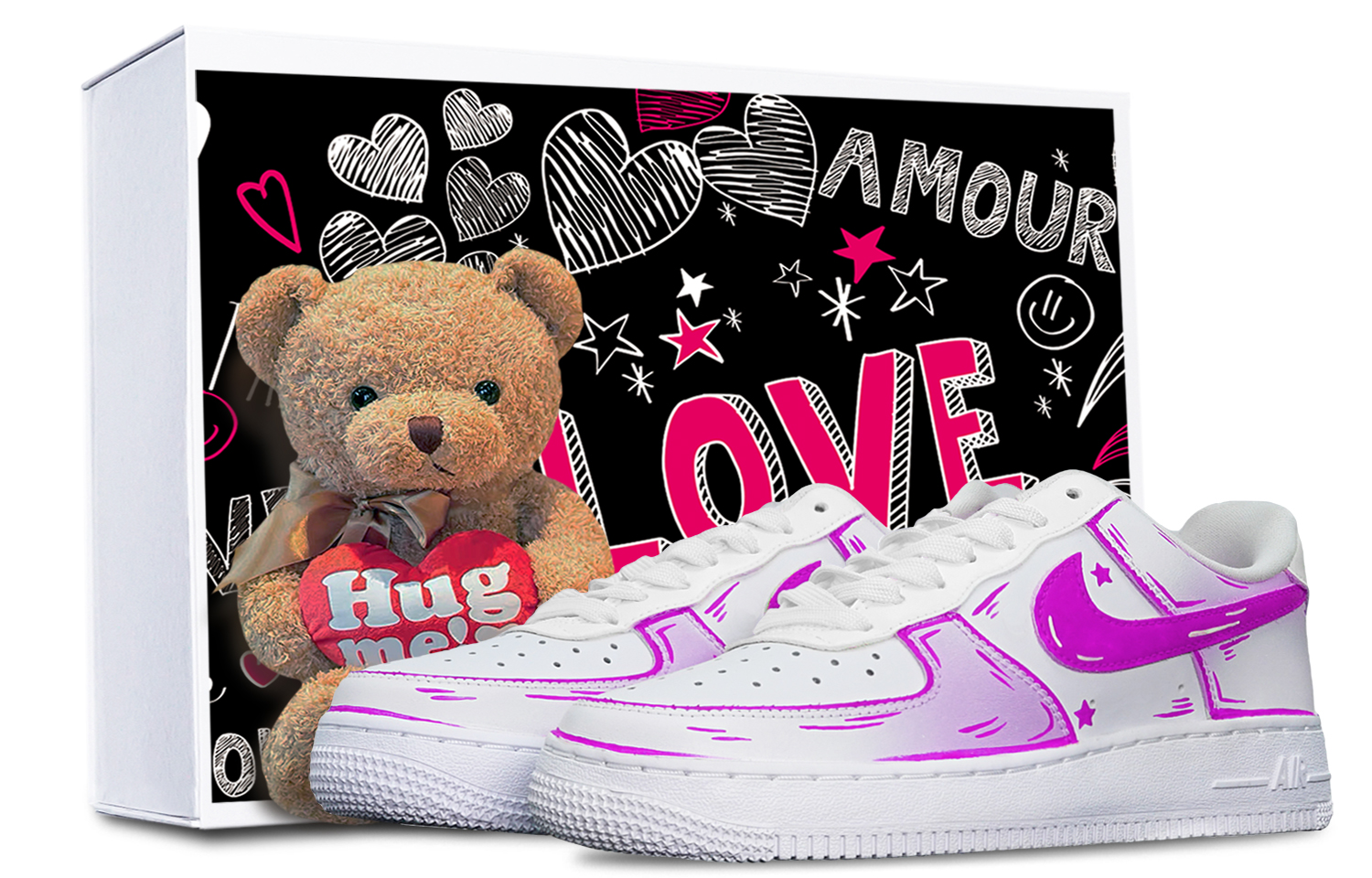 Buy (W) Nike Air Force 1 Low 'Garis Violet' DD8959-108-484835