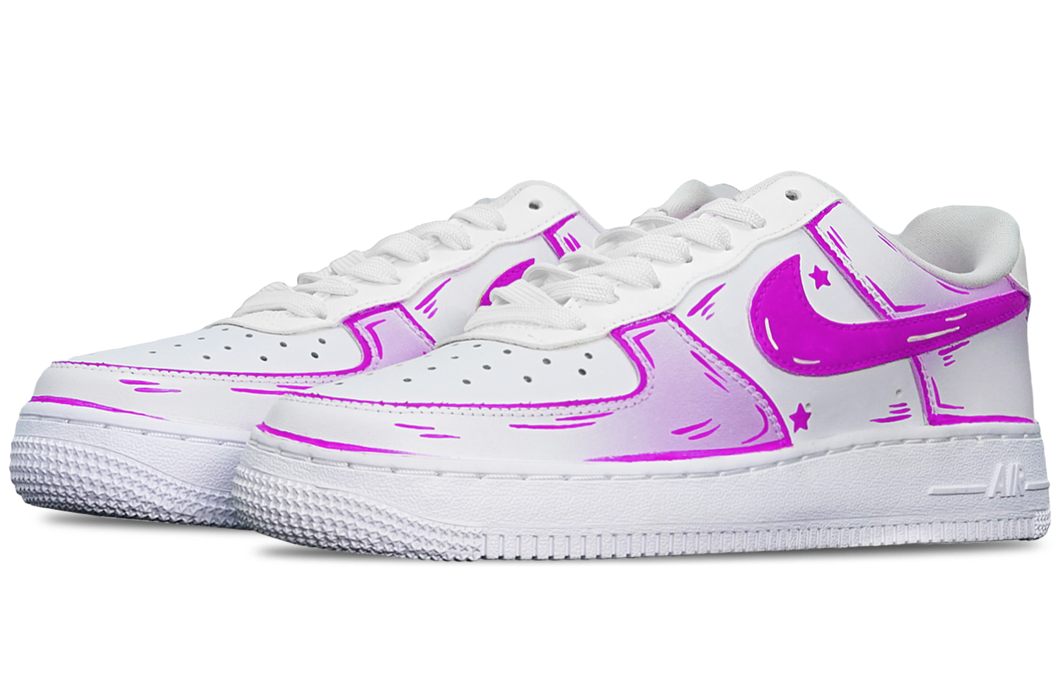 Shop (W) Nike Air Force 1 Low 'Garis Violet' DD8959-108-484835