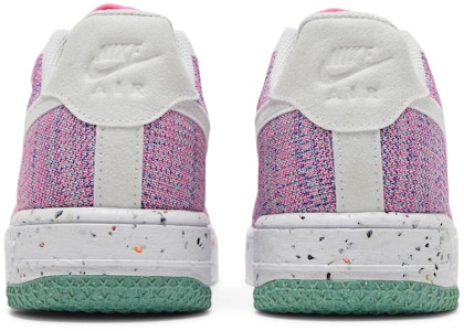 (W) Nike Air Force 1 Low Crater Flyknit 'Fuchsia Glow' Wanita DC7273-500 Details for (W) Nike Air Force 1 Low Crater Flyknit 'Fuchsia Glow' Wanita DC7273-500