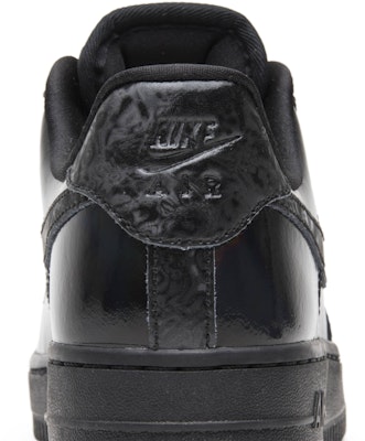 Nike air force 2025 1 black shiny