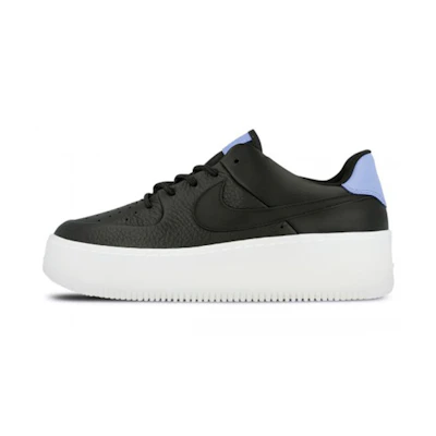 (W) Nike Air Force 1 Sage Low LX 'Black White Blue'