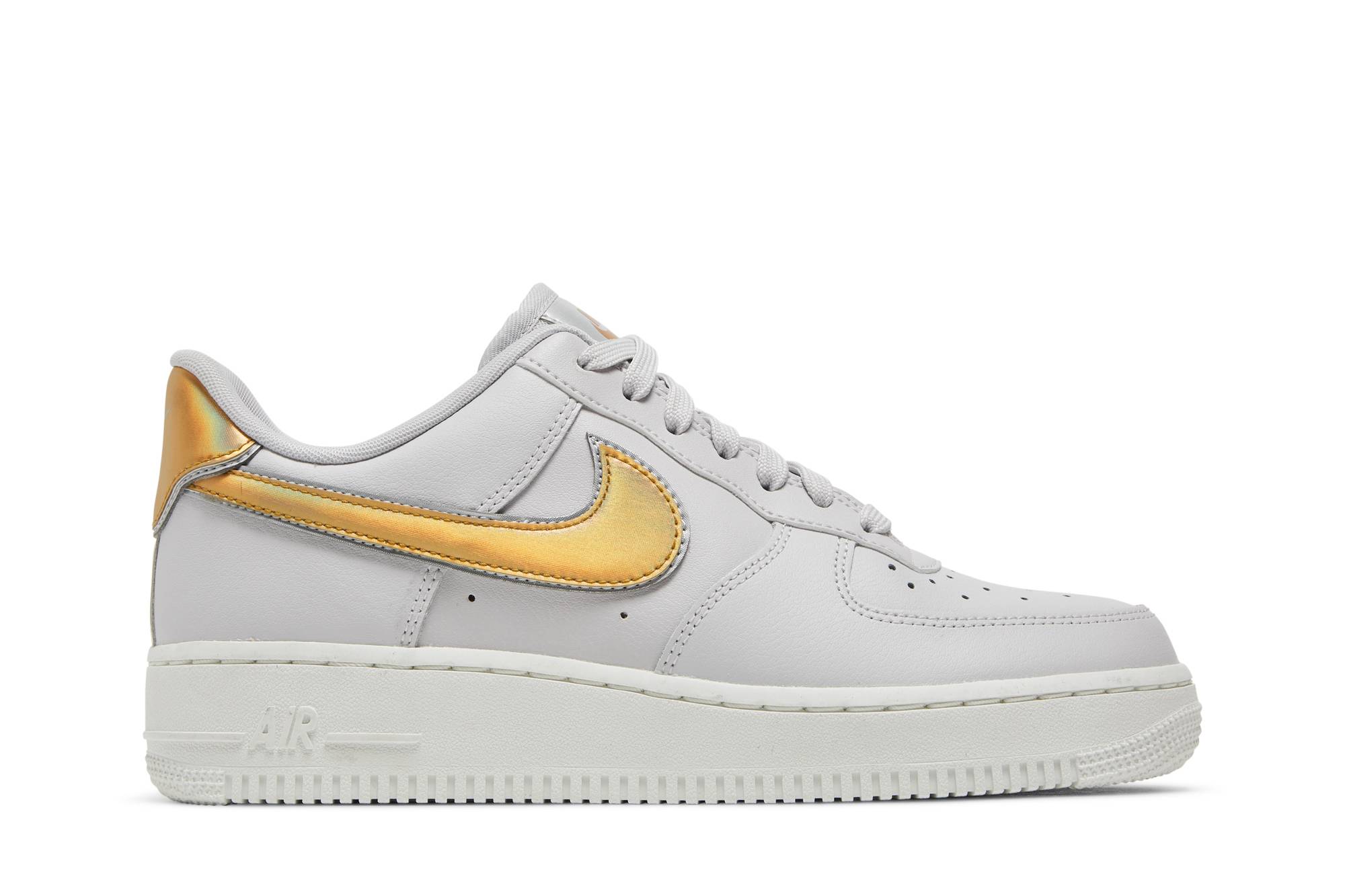 gold airforce 1s
