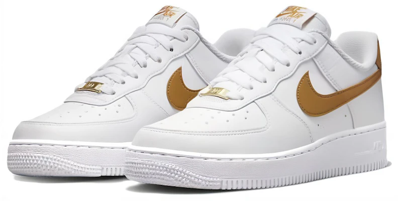 (Women) Nike Air Force 1 Low Next Nature 'White/Gold Suede' DN1430-104 Lookbook (Women) Nike Air Force 1 Low Next Nature 'White/Gold Suede' DN1430-104
