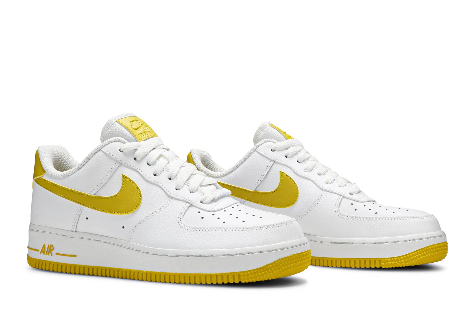 Buy (Women) Nike Air Force Low Patent White Bright Citron AH0287