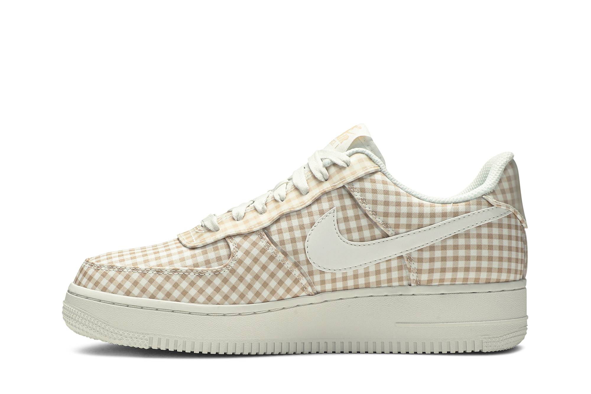 Lookbook (W) Nike Air Force 1 Low QS 'Gingham Pack - Beige' Sepatu Pria. BV4891-101