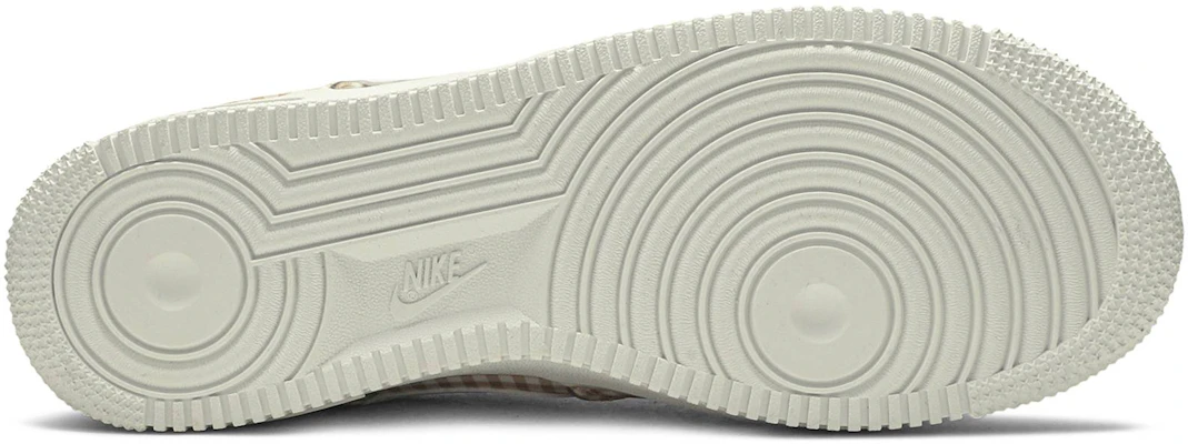 Women Nike Air Force 1 Low QS Gingham Pack Beige BV4891 101