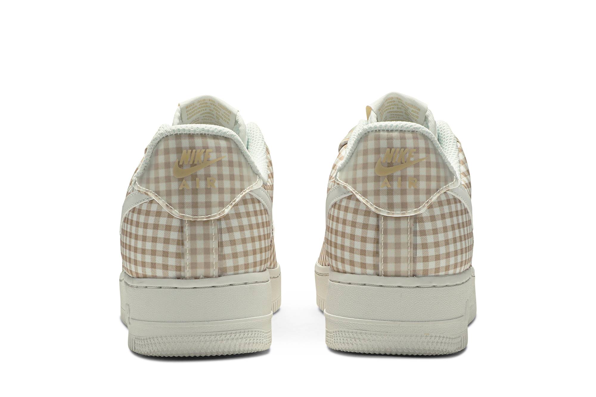 Details for (W) Nike Air Force 1 Low QS 'Gingham Pack - Beige' Sepatu Pria. BV4891-101