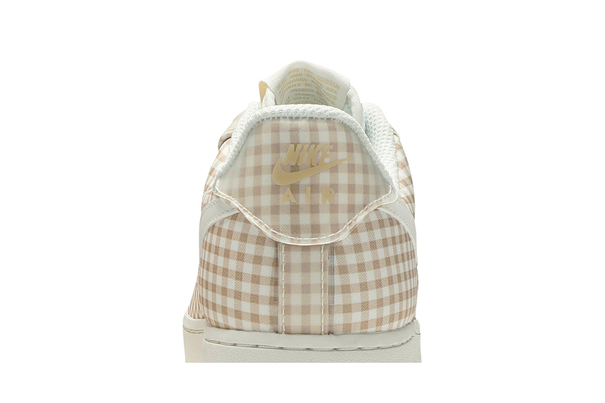 women's gingham air force 1