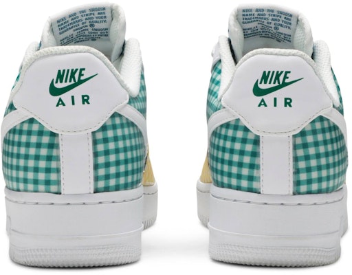 Gingham nike 2025 air force ones