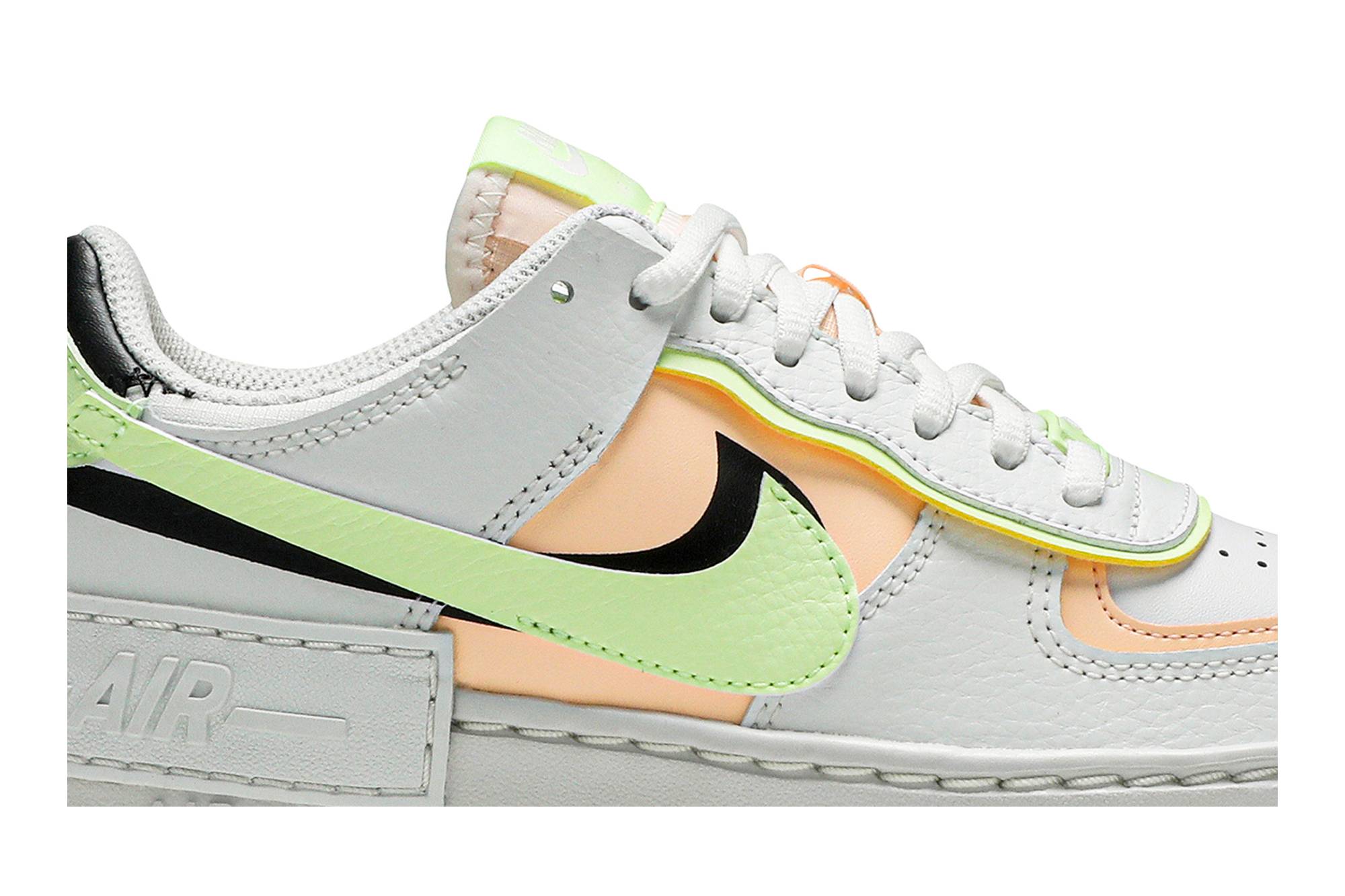 Order (W) ナイキ エアフォース 1 シャドウ 白/ボルト/クリムゾン CI0919-107