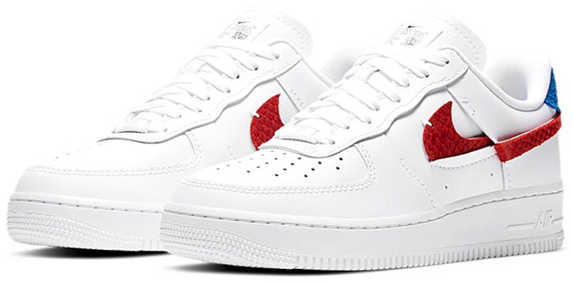 (W) Nike Air Force 1 LXX 'Kulit Ular - Merah Universitas Biru Kerajaan' DC1164-100 Lookbook (W) Nike Air Force 1 LXX 'Kulit Ular - Merah Universitas Biru Kerajaan' DC1164-100