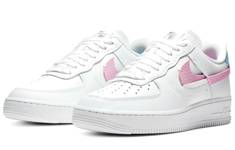 Lookbook （女性）Nike Air Force 1 LXX 白色粉紅青藍 DC1164-101