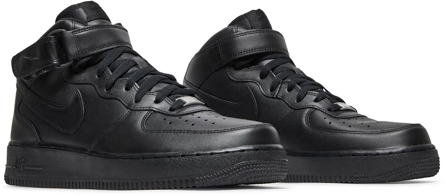 Nike air force 1 2025 mid 07 black white