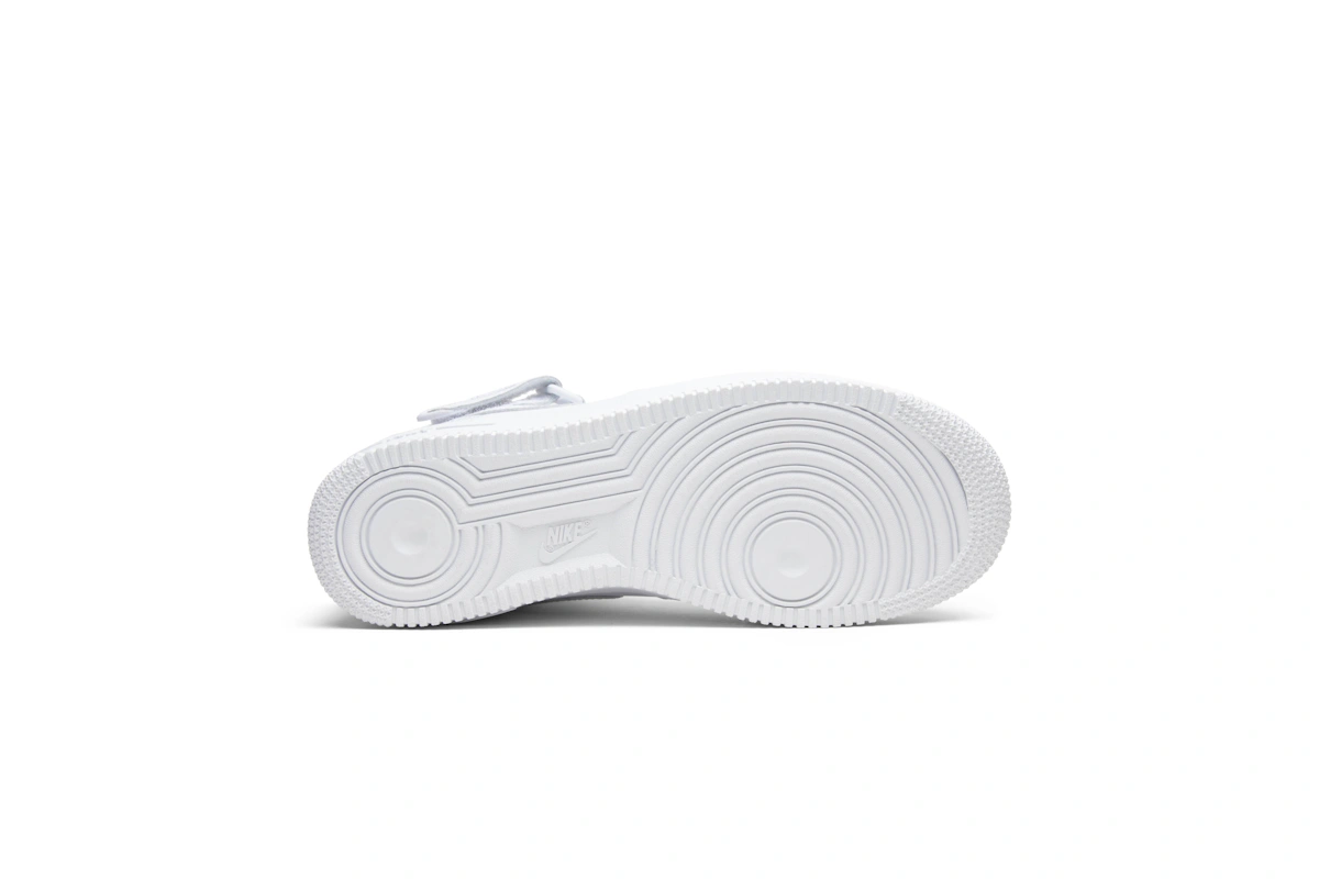 (Women) Nike Air Force 1 Mid 07 Leather 'Triple White' 366731-100