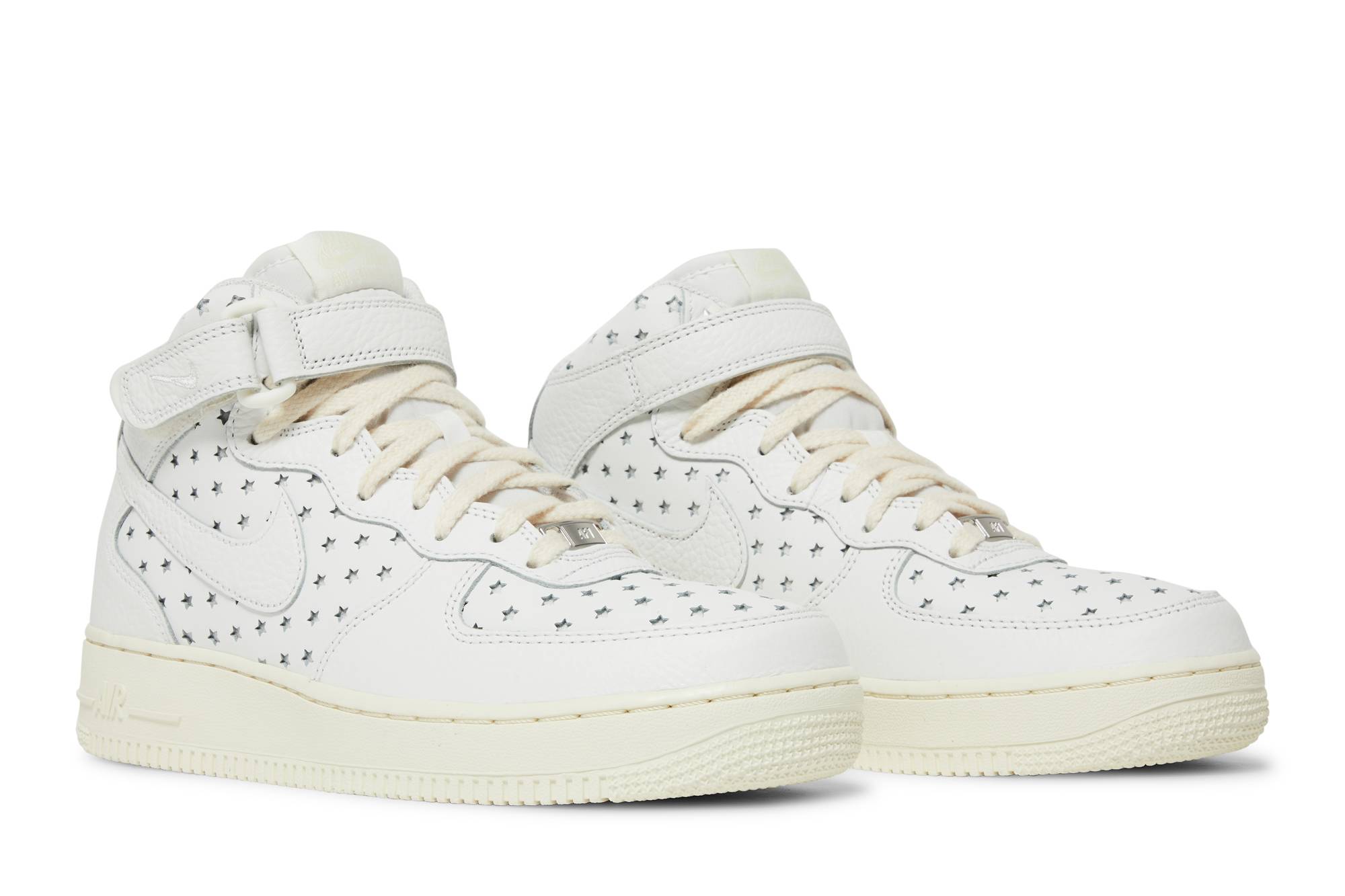 Cheap (W) Nike Air Force 1 Mid 'Cut Out Stars' Pria Wanita Sepatu Bintang Terkeluar DV3451-100