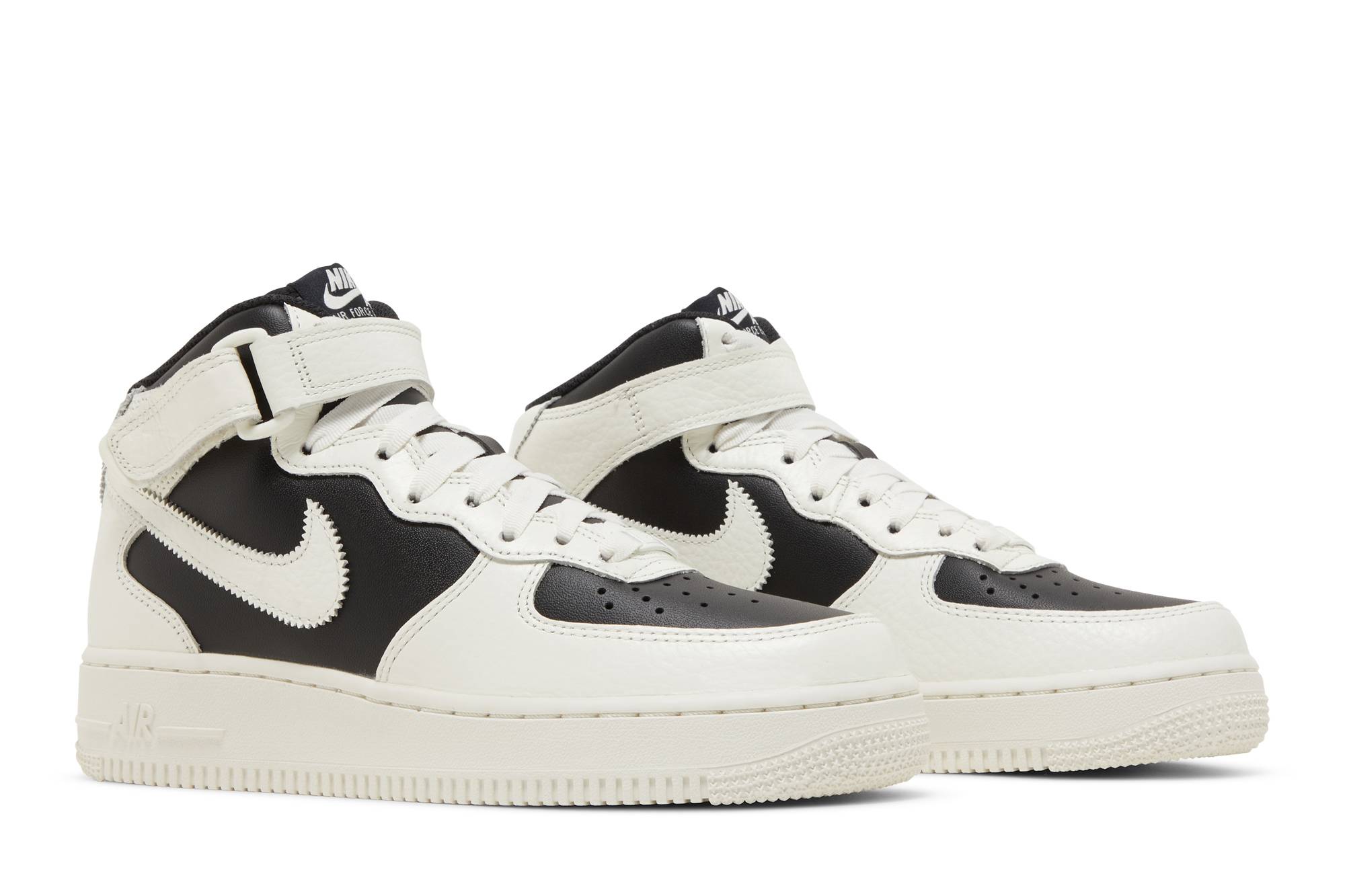 Cheap (W) Nike Air Force 1 Mid 'Panda Terbalik' DV2224-001