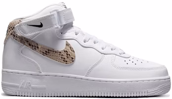(Women) Nike Air Force 1 Mid 'Snakeskin Swoosh' DD9625-101 (Women) Nike Air Force 1 Mid 'Snakeskin Swoosh' DD9625-101