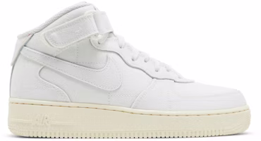 (Women) Nike Air Force 1 Mid 'White Canvas' DZ4866-121 (Women) Nike Air Force 1 Mid 'White Canvas' DZ4866-121