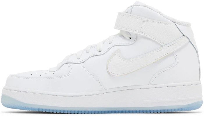 (W) Nike Air Force 1 Mid 'White Ice Reptile' Putih Ais Reptilia FN4274-100 Lookbook (W) Nike Air Force 1 Mid 'White Ice Reptile' Putih Ais Reptilia FN4274-100