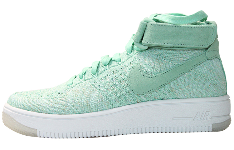 (Women) Nike Air Force 1 Mid Flyknit 'Green' 818018-301
