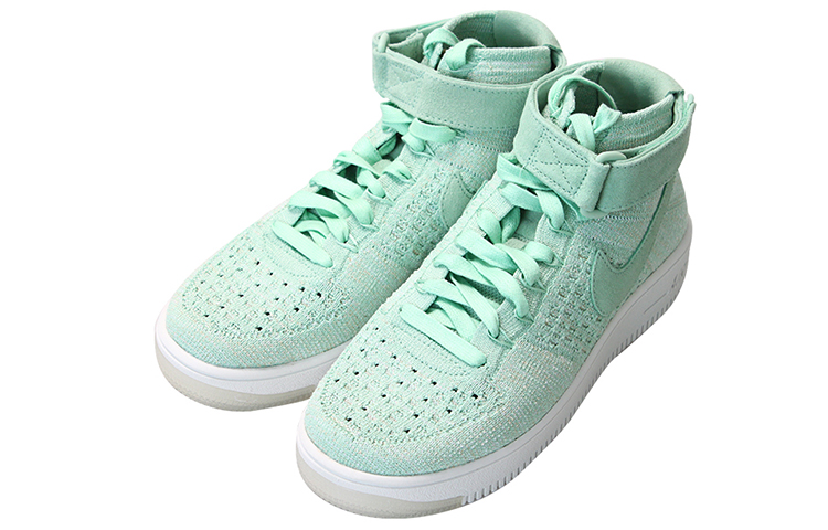 Lookbook (W) Nike Air Force 1 Mid Flyknit 'Verde' 818018-301