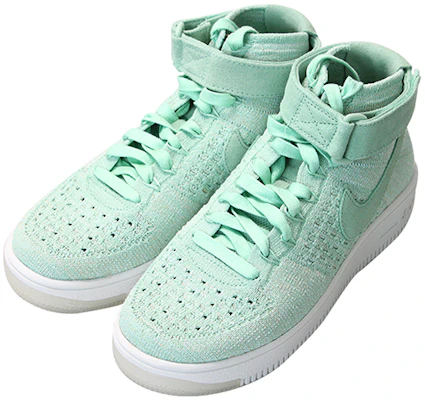 (W) Nike Air Force 1 Mid Flyknit 'Verde' 818018-301 Lookbook (W) Nike Air Force 1 Mid Flyknit 'Verde' 818018-301