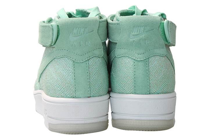 Shop (W) Nike Air Force 1 Mid Flyknit 'Verde' 818018-301