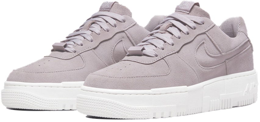 耐吉 Air Force 1 Low Pixel “紫晶灰” 低帮 板鞋 女款 豆沙色 Lookbook 耐吉 Air Force 1 Low Pixel “紫晶灰” 低帮 板鞋 女款 豆沙色