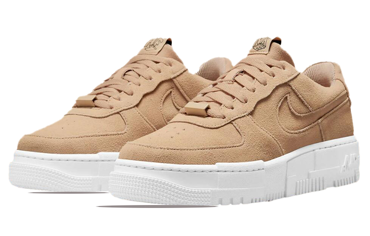 Lookbook (W) 耐克空军一号像素'Hemp' 麻色女鞋 DQ5570-200
