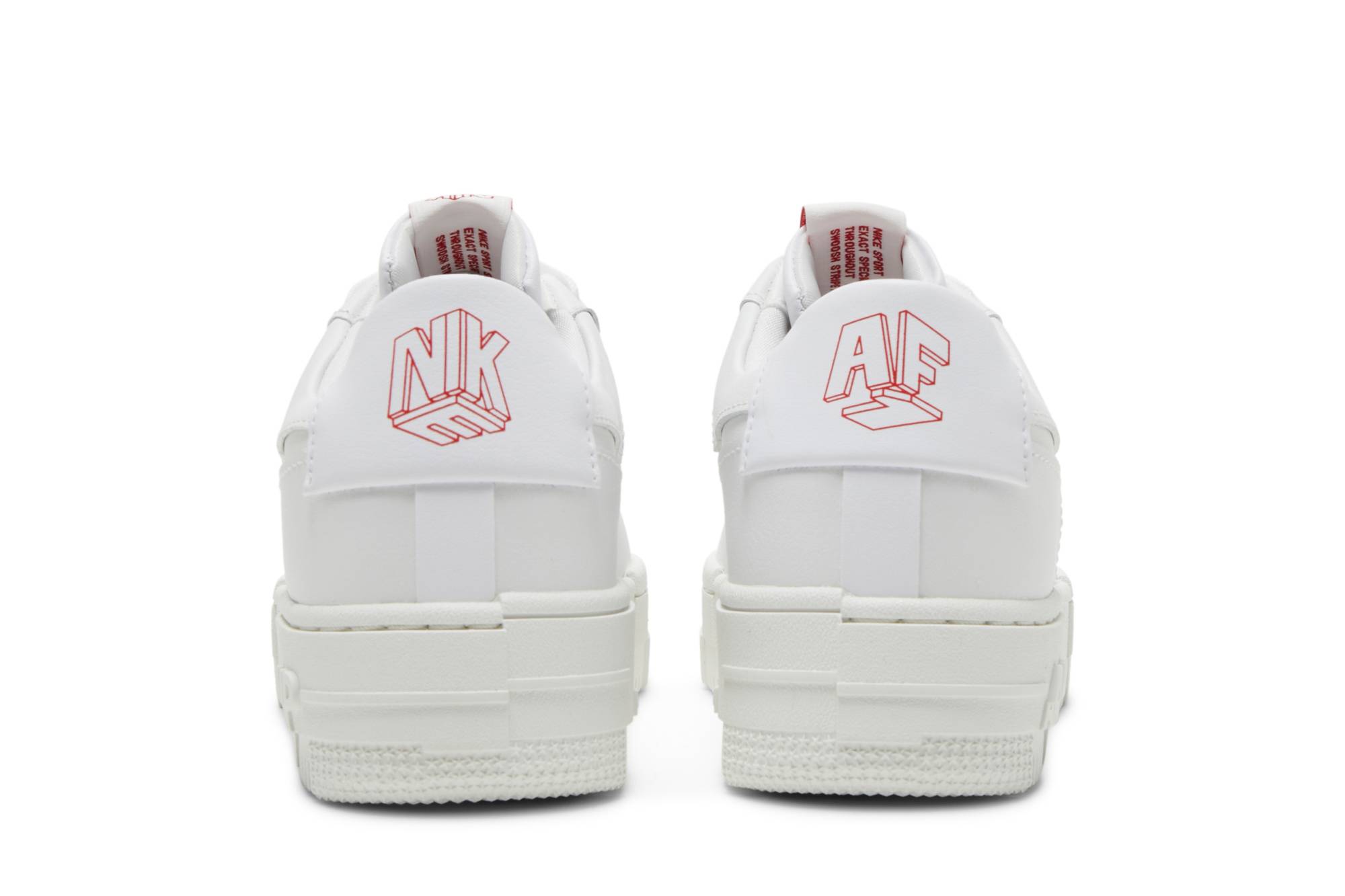 Details for (W) Nike Air Force 1 Pixel 'Blanco Summit Rojo' CK6649-105