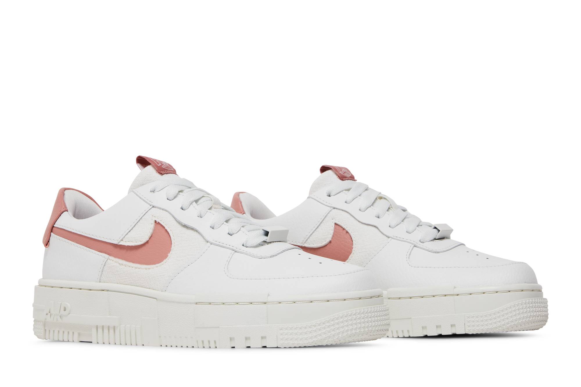 (W) Nike Air Force 1 Pixel 'White Rust Pink' 圖 8