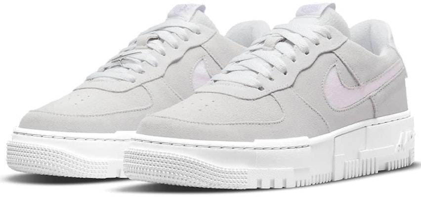 Nike Air Force 1 Low Pixel 像素 休閒 耐磨防滑 低筒 板鞋 女款 灰淡紫 Lookbook Nike Air Force 1 Low Pixel 像素 休閒 耐磨防滑 低筒 板鞋 女款 灰淡紫