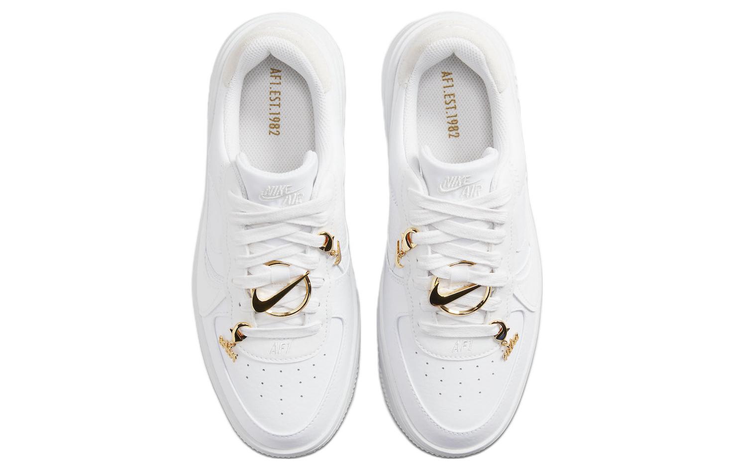 Shop (W) 耐克 Air Force 1 PLT.AF.ORM 'Bling' 闪耀运动鞋 FB8473-100