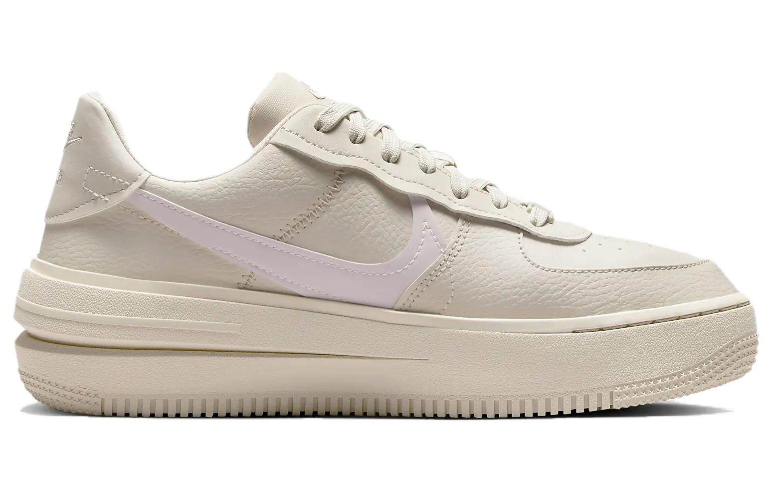 Order Nike Air Force 1 PLT.AF.ORM 舒適百搭 減震耐磨 低筒 板鞋 女款 象牙色
