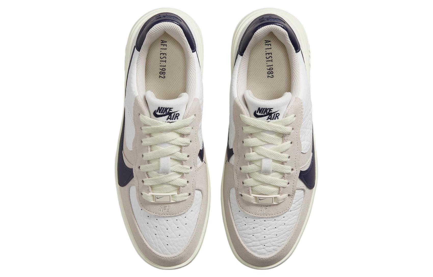 Shop (W) Nike Air Force 1 PLT.AF.ORM 'Blanco Summit Azul Marino' FB8481-100