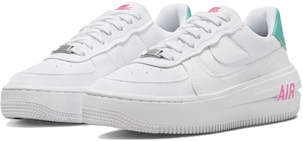 (W) Nike Air Force 1 PLT.AF.ORM 'Putih Jade Pink' FN7180-100 Lookbook (W) Nike Air Force 1 PLT.AF.ORM 'Putih Jade Pink' FN7180-100
