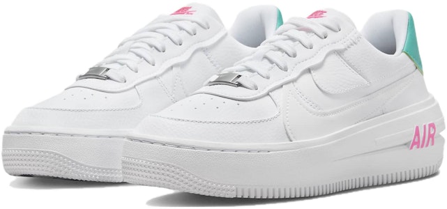 (W) Nike Air Force 1 PLT.AF.ORM 'Putih Jade Pink' FN7180-100 Lookbook (W) Nike Air Force 1 PLT.AF.ORM 'Putih Jade Pink' FN7180-100