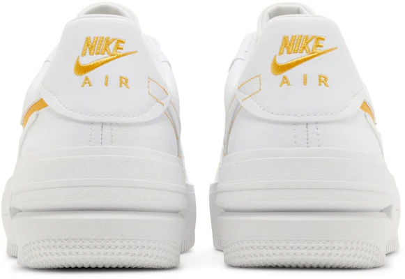 (Women) Nike Air Force 1 PLT.AF.ORM 'Yellow Ochre' DJ9946-102 Details for (Women) Nike Air Force 1 PLT.AF.ORM 'Yellow Ochre' DJ9946-102
