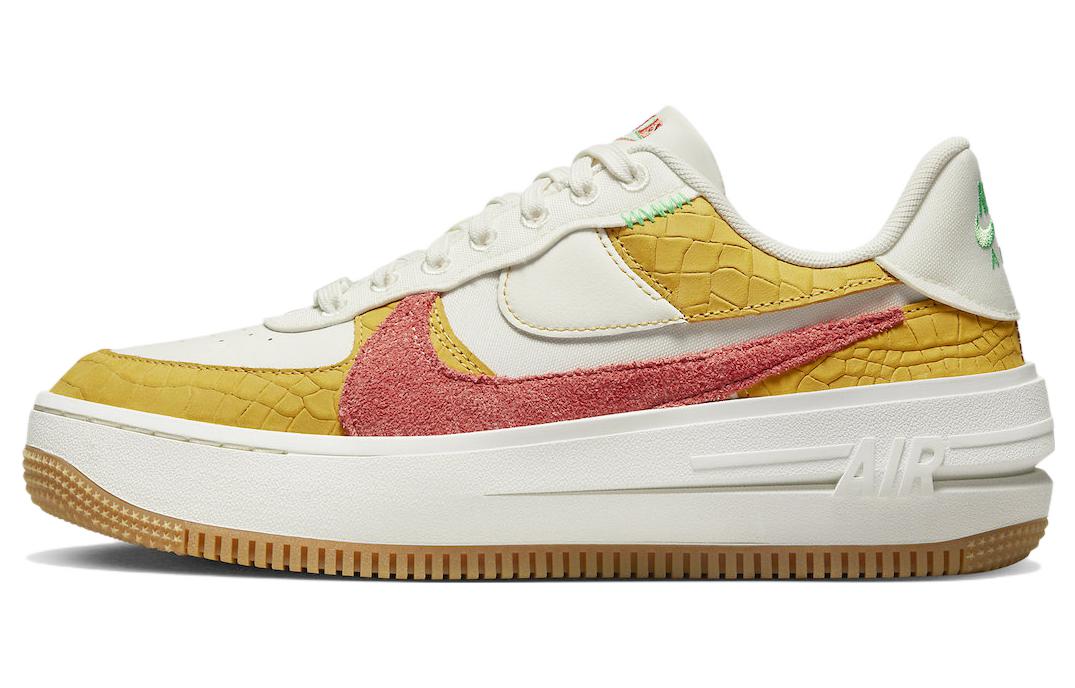 (Women) Nike Air Force 1 PLT.AF.ORM LV8 'Yellow Ochre Magic Ember' DX3209-133