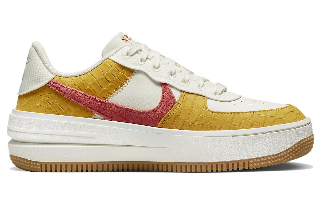 Order (Women) Nike Air Force 1 PLT.AF.ORM LV8 'Yellow Ochre Magic Ember' DX3209-133