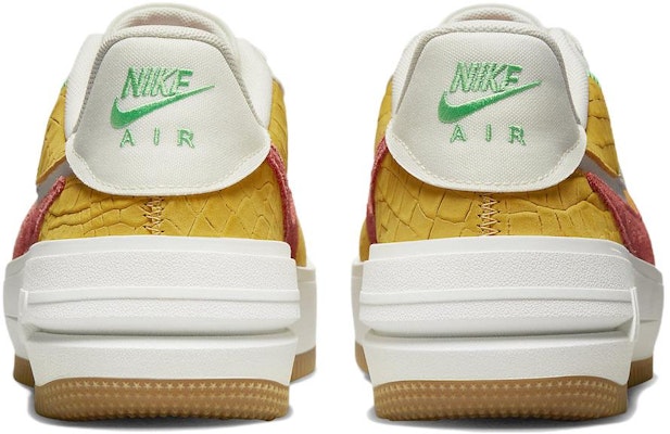 (Women) Nike Air Force 1 PLT.AF.ORM LV8 'Yellow Ochre Magic Ember' DX3209-133 Purchase (Women) Nike Air Force 1 PLT.AF.ORM LV8 'Yellow Ochre Magic Ember' DX3209-133