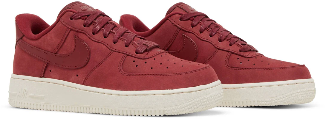 Nike air force 1 07 red suede online