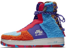 (Women) Nike Air Force 1 Rebel XX 'Colored Sherpa' CQ7518-571 (Women) Nike Air Force 1 Rebel XX 'Colored Sherpa' CQ7518-571