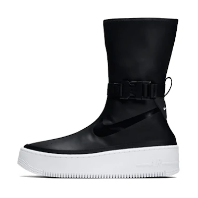 (W) Nike Air Force 1 Sage High 'Black'