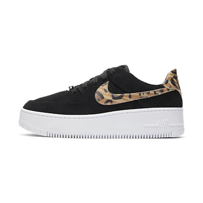 (W) Nike Air Force 1 Sage Low 'Black Leopard'