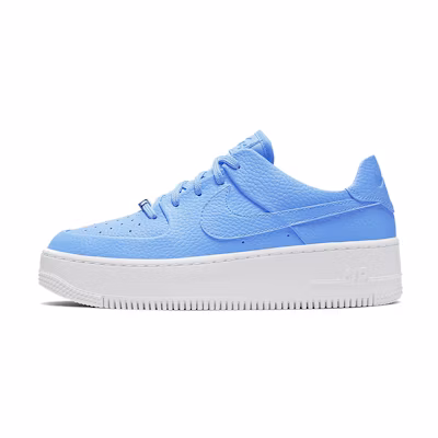 (W) Nike Air Force 1 Sage Low 'University Blue'